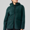 Casall Women's Pile Jacket Dark Pine