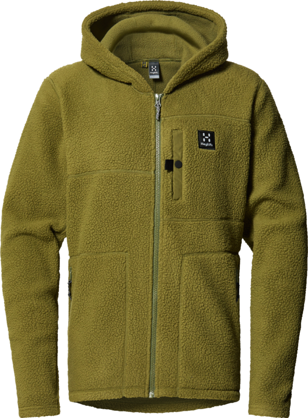 Haglöfs Men's Malung Pile Hood Olive Green