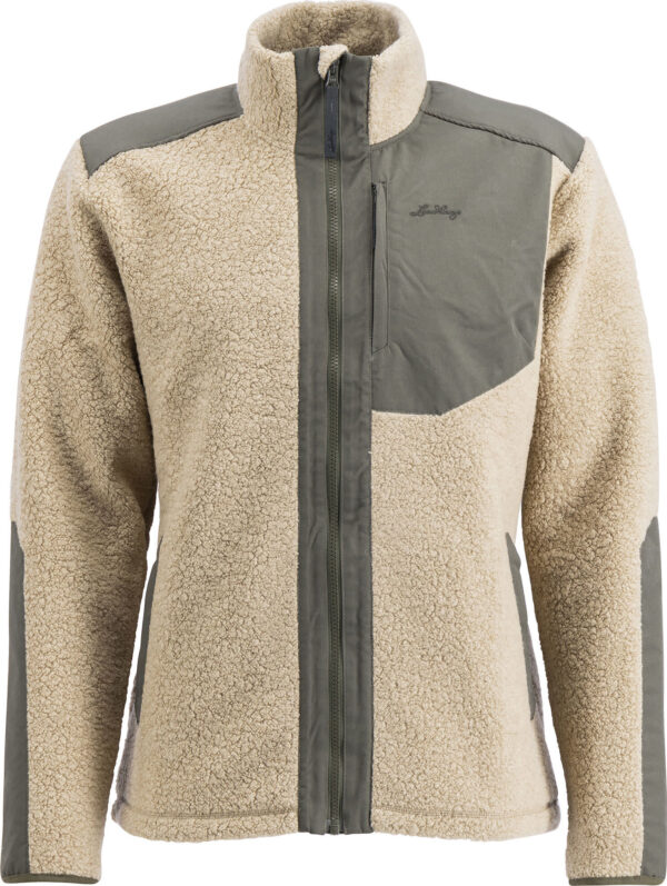 Lundhags Men's Saruk Wool Pile Mid Full Zip Sand